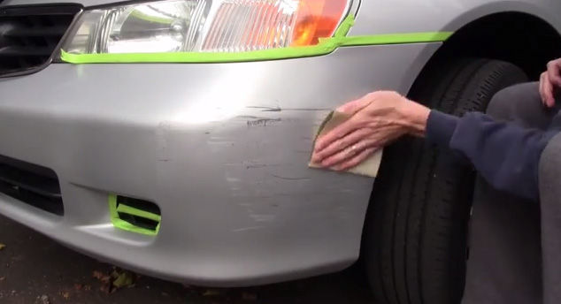 Front Bumper Repair Process